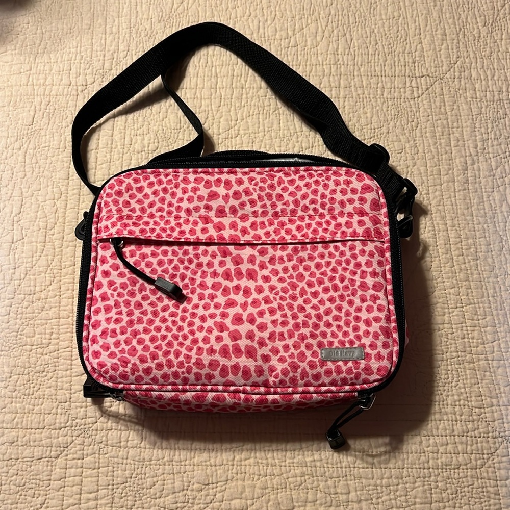 Old Navy Pink leopard insulated lunchbag